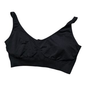 Women's Black Seamless Sports Bra XXL